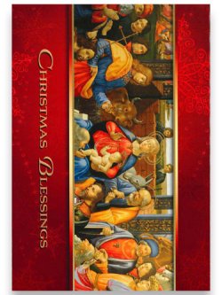 画像1: 二つ折りクリスマスカード 92812/1  ※返品不可商品