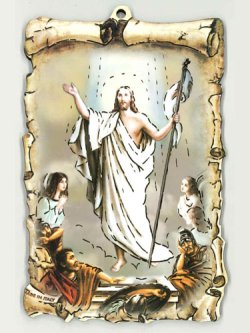 画像1: 復活のイエスのデコパージュ