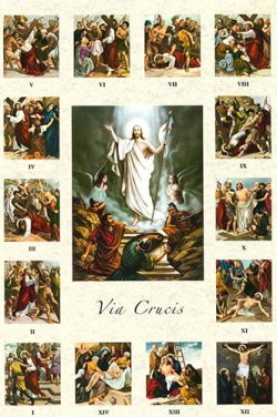 画像1: フィデスポストカード 十字架の道行 (5枚組) ※返品不可商品