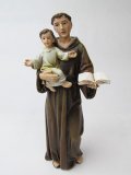 聖像 再生木材製 パドアの聖アントニオ（St.Anthony of Padova）