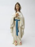 聖像 再生木材製 ルルドの聖母(Our Lady of Lourdes）