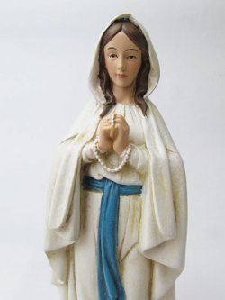 画像2: 聖像 再生木材製 ルルドの聖母(Our Lady of Lourdes）