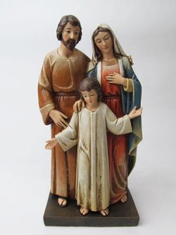 画像1: 聖像 再生木材製 聖家族（Holy Family）