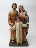 画像1: 聖像 再生木材製 聖家族（Holy Family） (1)