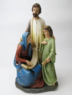 画像1: 聖像 再生木材製 聖家族（Holy Family）