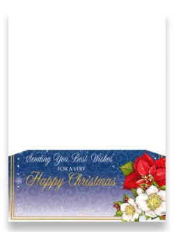 画像2: 二つ折りクリスマスカード  99935 ※返品不可商品