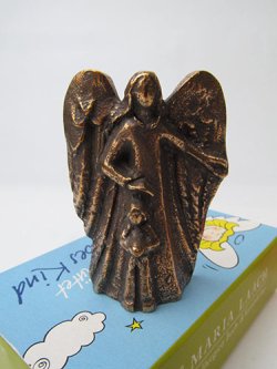 画像1: マリア・ラッハ修道院製ブロンズ置物/守護の天使と男の子 ※返品不可商品