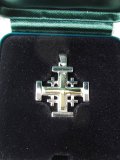 Jehoshu'a  K18＆Silver925製エルサレム十字架  ※返品不可商品