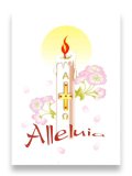 イースターカード　(Alleluia/桜/ローソクAΩ) ※返品不可商品