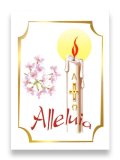 イースターカード　(Alleluia/桜/ローソクAΩ) ※返品不可商品