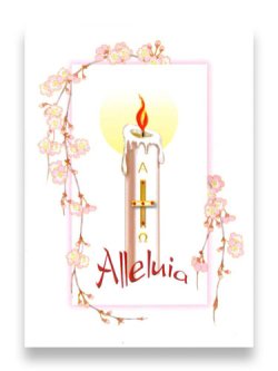 画像1: イースターカード　(Alleluia/桜/ローソクAΩ) ※返品不可商品