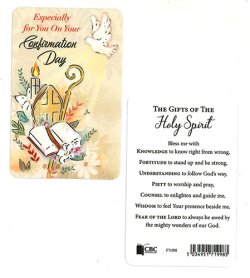 画像1: 堅信カード（The Gifts of the Holy Spirit）※返品不可商品 / お取り寄せ品