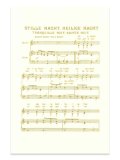 二つ折りクリスマスカード STILLE NACHT, HEILIGE NACHT ※返品不可商品