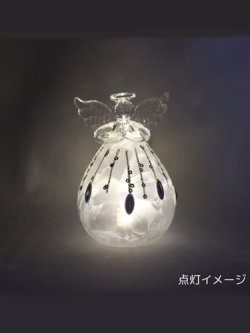 画像2: クリスマスオーナメント 天使（LEDライト）※返品不可商品