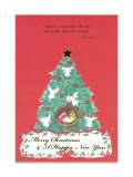 クリスマスポストカード ツリー  2枚組  ※返品不可商品 