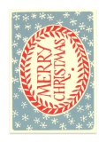 二つ折りクリスマスカード MerryChristmas(red) ※返品不可商品