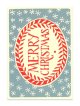 二つ折りクリスマスカード MerryChristmas(red) ※返品不可商品