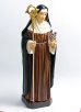 画像1: 聖ブリジッタ像(Saint Brigid) 約20.5cm　※返品不可商品 (1)