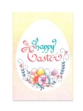 カリグラフィーデザイン イースターカード 封筒付き（ホワイト）※返品不可商品