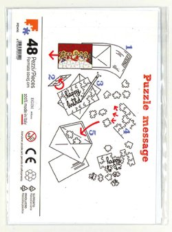 画像2: 封筒付聖画メッセージパズル(イコン・最後の晩餐） ※返品不可商品