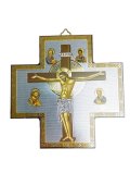 壁掛けイコン十字架　磔刑