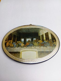 画像2: イタリア直輸入デコパージュ板絵（最後の晩餐）※返品不可商品
