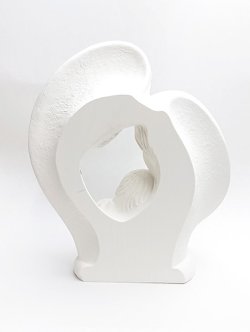 画像4: レジンホワイトゴールド 聖家族15cm ※返品不可商品