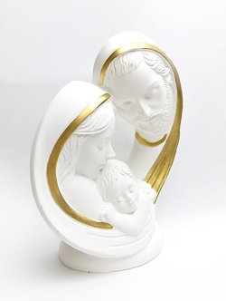 画像3: レジンホワイトゴールド 聖家族15cm ※返品不可商品