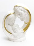 レジンホワイトゴールド 聖家族15cm ※返品不可商品