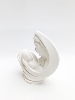画像3: 聖像 レジンホワイト聖母子 ※返品不可商品