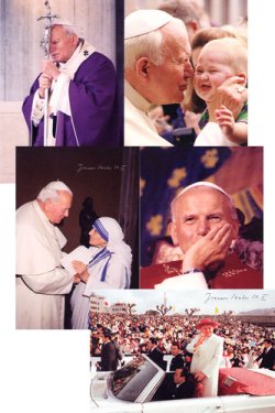 画像1: 【マザー・テレサ没後25年特別価格】ヨハネ・パウロ2世のポストカード（1セット5枚組）
