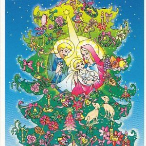 画像: ★在庫限り★クリスマスカード 二つ折り 夜空  ※返品不可商品