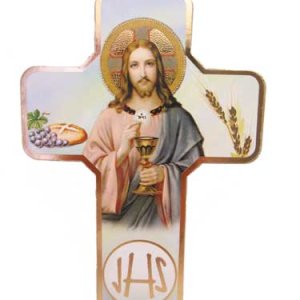 画像: 聖体のデコパージュ十字架