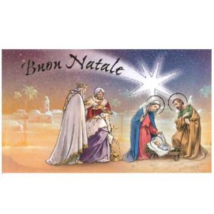 画像: イタリア製クリスマスシングルカード ※返品不可商品