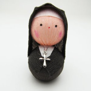 画像: 起き上がり人形 Sr.マリア（黒） ※返品不可商品