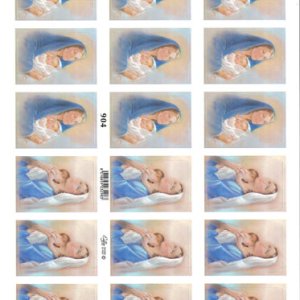 画像: イタリア製シール 聖母子 ※返品不可商品