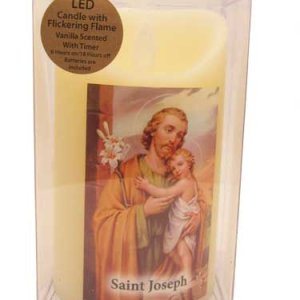 画像: LED REAL CANDLE with Vanilla Wax（St.Joseph)