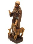 画像2: 聖像 再生木材製アッシジの聖フランシスコ(St.Francis）