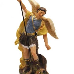 画像: 聖像 再生木材製大天使聖ミカエル像(St.Michael Archangel）
