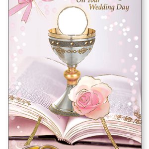 画像: ハンドメイドウエディングカード（Mass On Your Wedding Day )  ※返品不可商品