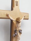 画像3: 木製台付十字架（像付・青）