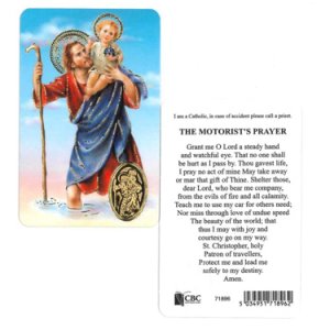 画像: 聖クリストフォロのご絵カード(Saint Christopher）  ※返品不可商品 
