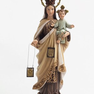 画像: 聖像 再生木材製 カルメル山の聖母(Madonna of Carmine）