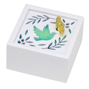 画像: 木製オルゴール ハト ※返品不可商品