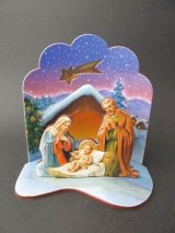 画像: ご降誕卓上飾り（聖家族/星空）※返品不可商品