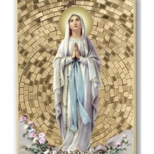 画像: 壁掛け板絵  ルルドの聖母