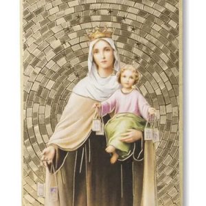 画像: 壁掛け板絵  カルメル山の聖母