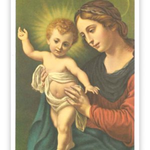 画像: 【10%off】ご絵 聖母子(LA  MADONNA  CAL  BAMBIN・5枚セット) ※返品不可商品