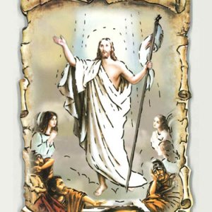 画像: 復活のイエスのデコパージュ