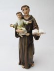 画像1: 聖像 再生木材製 パドアの聖アントニオ（St.Anthony of Padova）